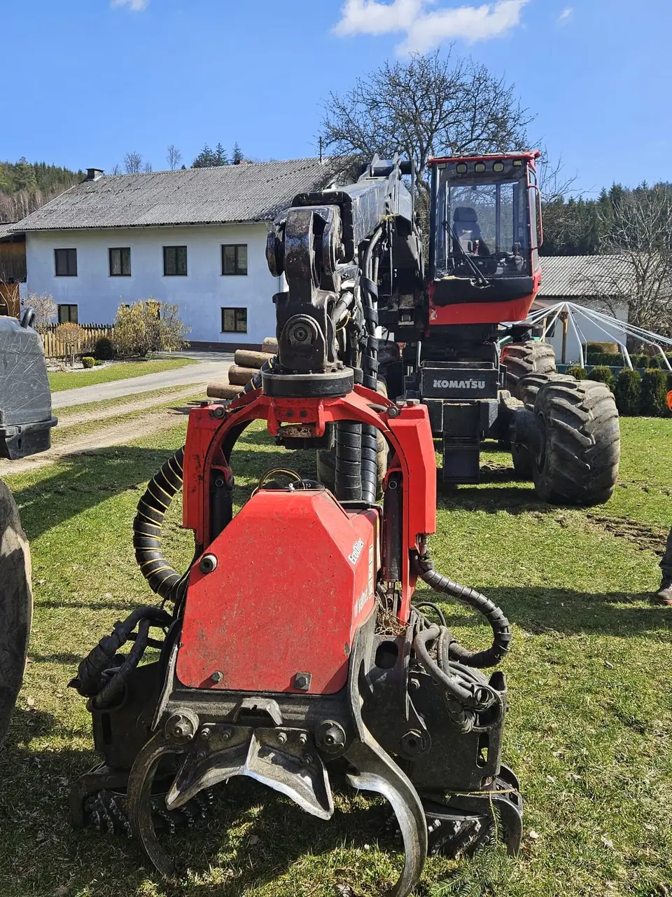 Harvester-Aggregat im Detail